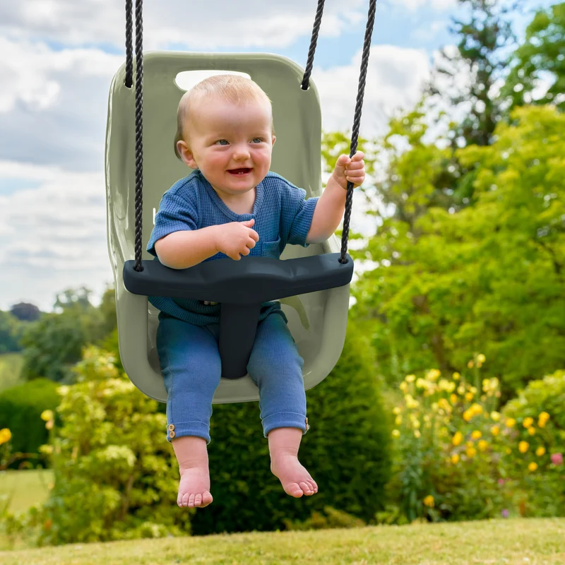 Balançoire siege bébé pour portique H190-250cm vert kaki