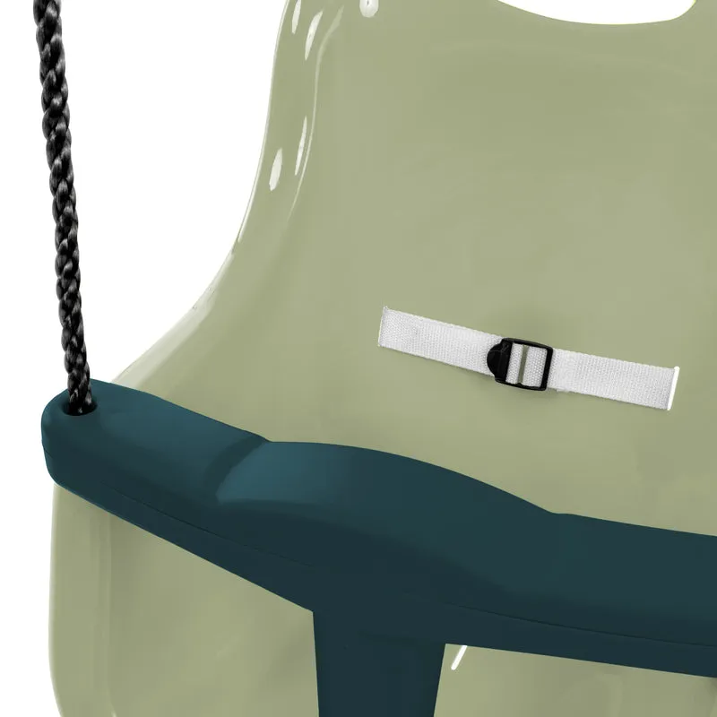 Balançoire siege bébé pour portique H190-250cm vert kaki