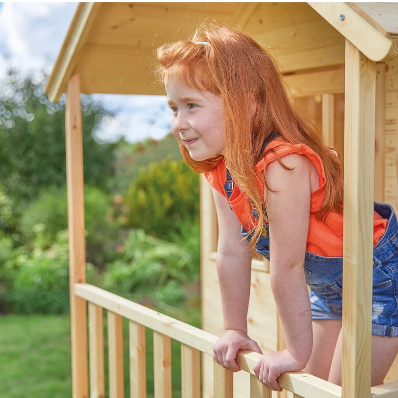 Cabane enfant sur pilotis avec véranda - bois FSC® - COLLINE