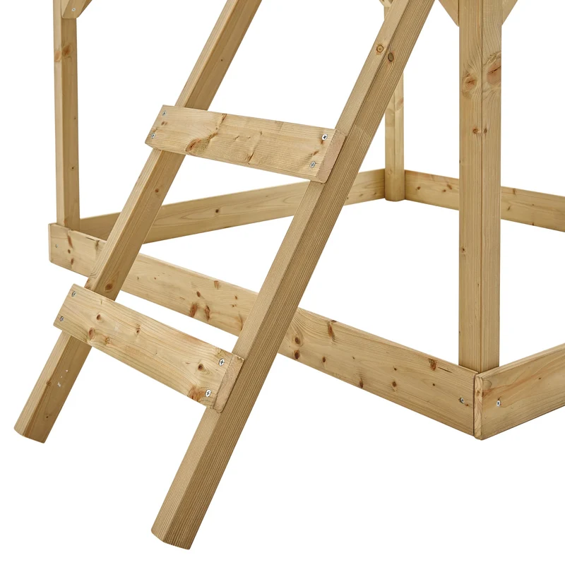 Cabane enfant sur pilotis avec véranda - bois FSC® - COLLINE