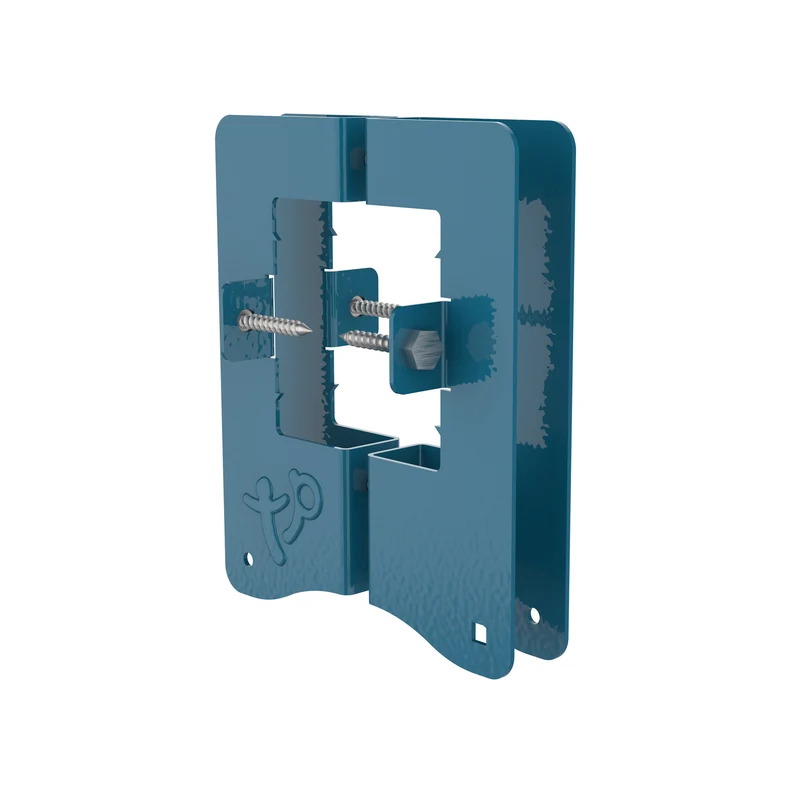 Lot de 2 colliers poutre bois carré 9x9 cm compatible avec bateau pirate et vis-à-vis