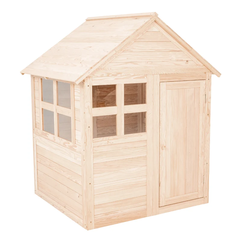 Cabane enfant avec plancher - bois FSC® - BOUTON D'OR