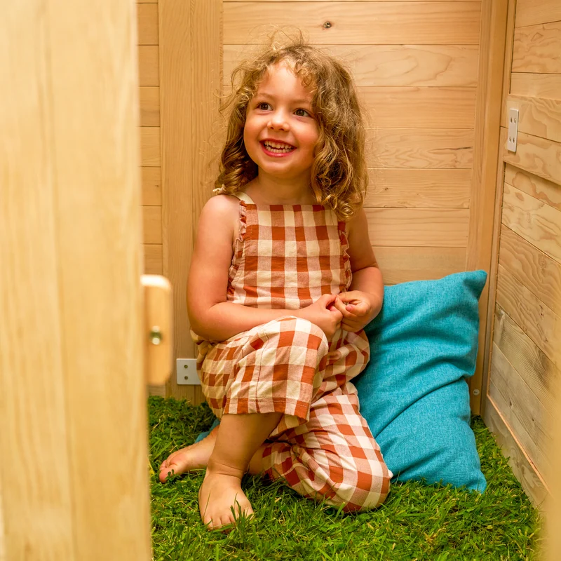 Cabane enfant sans plancher - bois FSC® - BOUTON D'OR