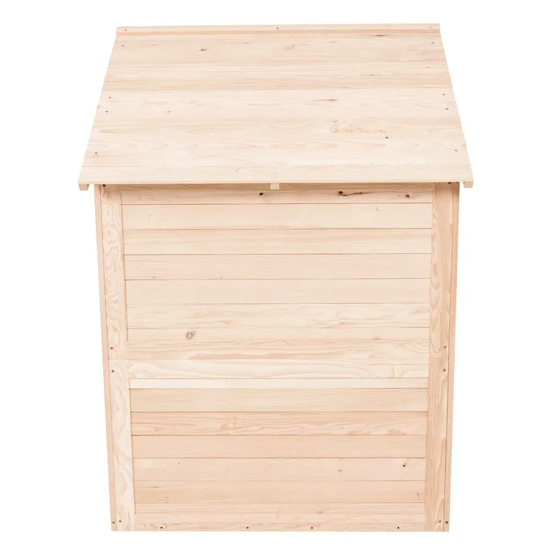 Cabane enfant avec plancher - bois FSC® - BOUTON D'OR