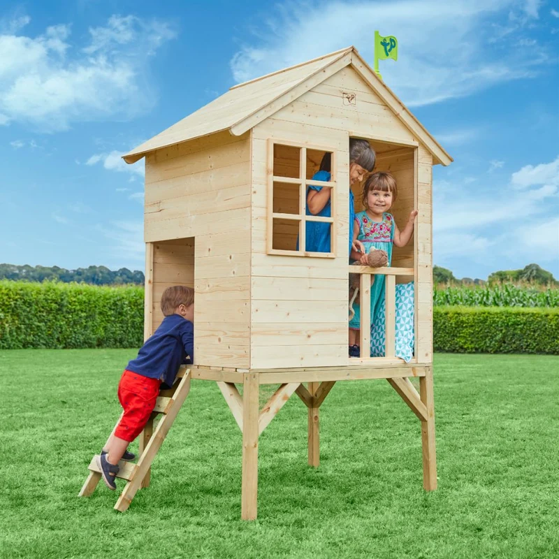 Cabane enfant sur pilotis en bois FSC® SUNNYSIDE