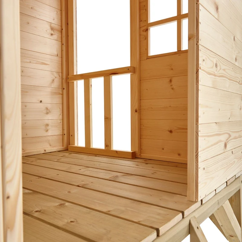 Cabane enfant sur pilotis en bois FSC® SUNNYSIDE
