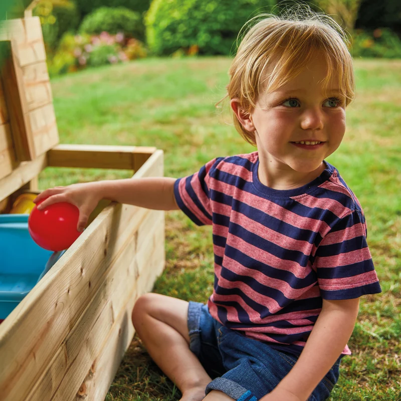 Cabane enfant sur pilotis avec toboggan vert kaki - bois FSC® - CIMES