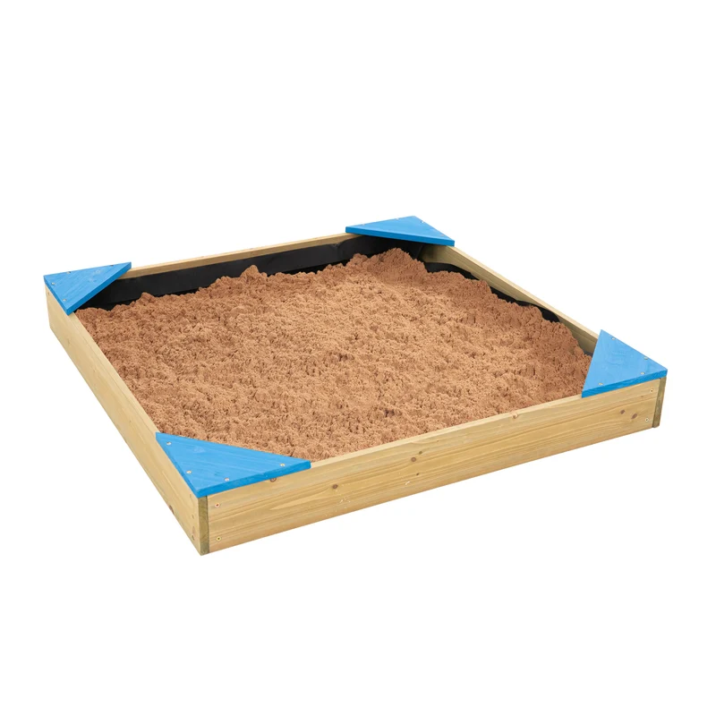 Bac à sable enfant avec bâche et couverture bois FSC®