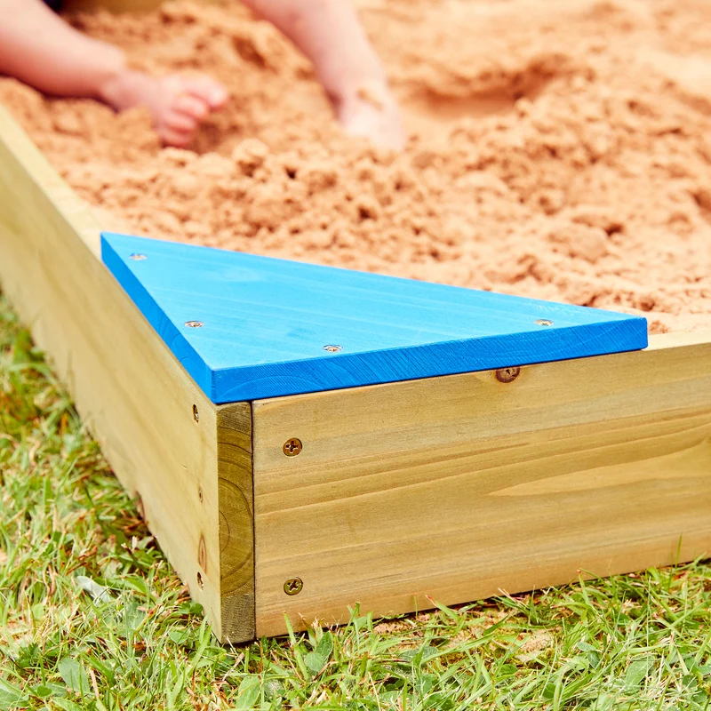 Bac à sable enfant avec bâche et couverture bois FSC®