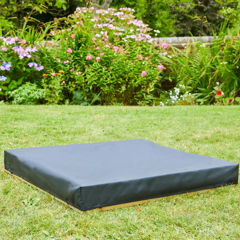 Bac à sable enfant avec bâche et couverture bois FSC®