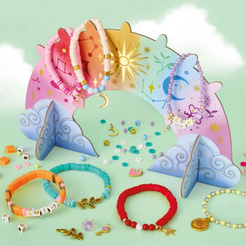 Janod - 7 Bracelets pour la semaine à créer - Kit créatif - 6 ans+