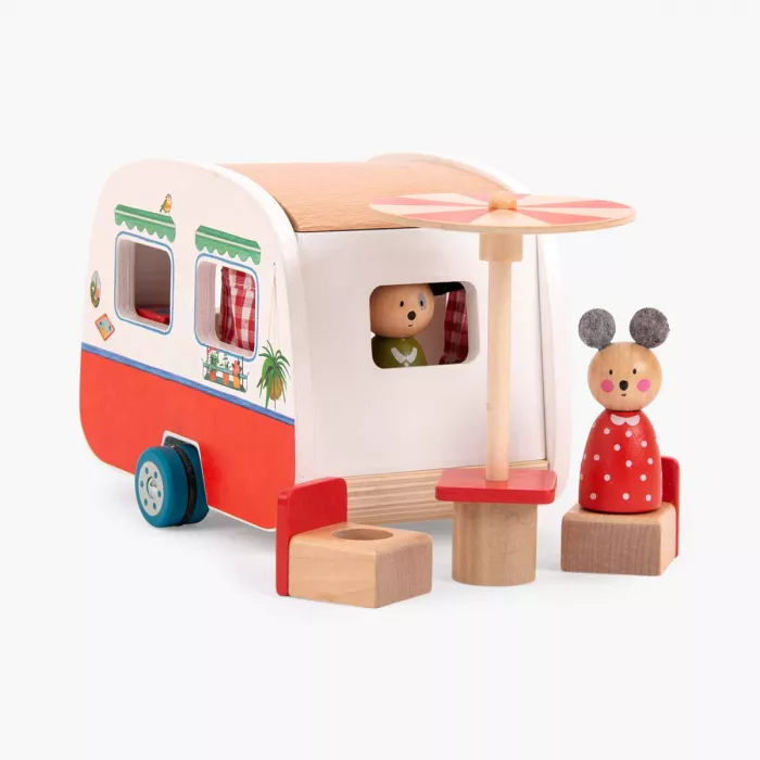 Moulin roty - La Grande Famille - Caravane en bois - 3 ans+