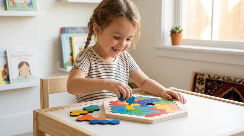 Tangram Hexagone Montessori Puzzle