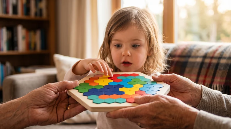Tangram Hexagone Montessori Puzzle