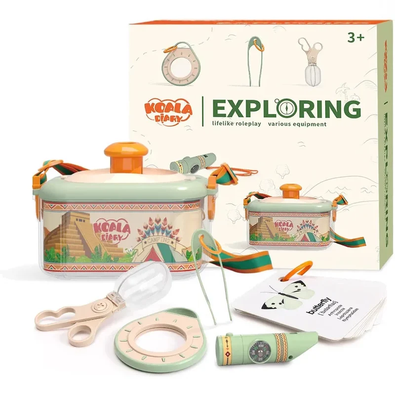 Insect Explorer Kit Montessori pour Enfants – Loupe, Piège Rotatif et Outils d’Observation