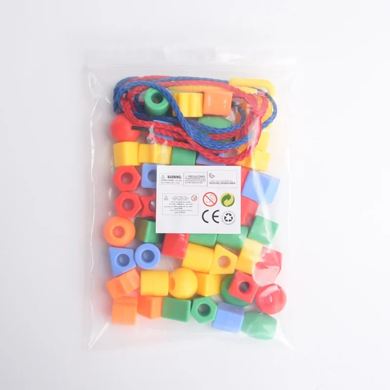 Tissage & Enfilage de Perles Colorées Montessori