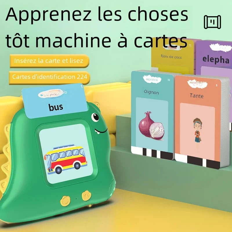 Lecteur de Cartes Flash Parlantes - 224 Mots pour Apprendre en S'amusant