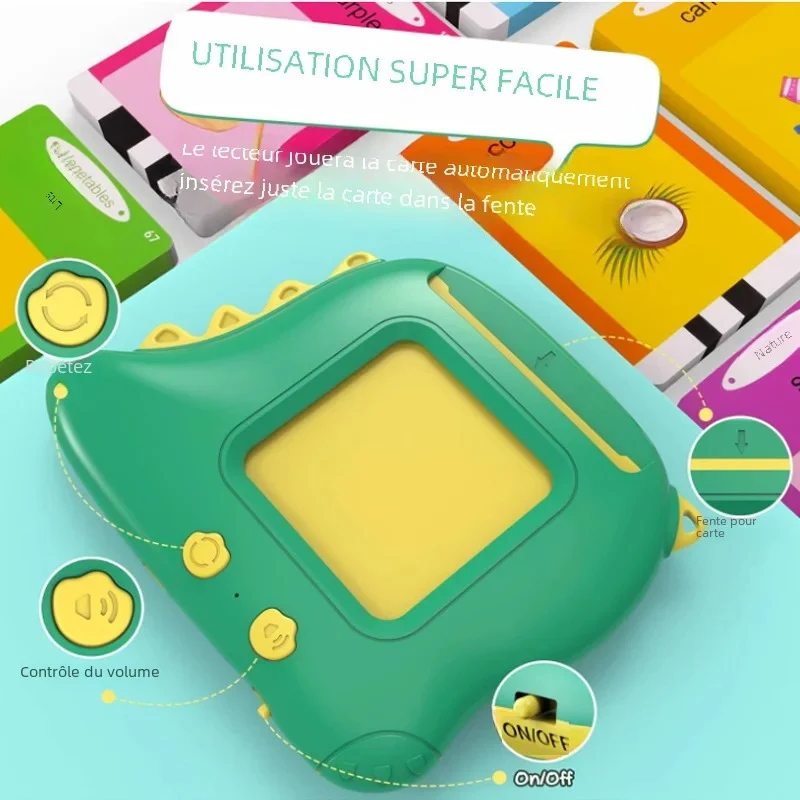 Lecteur de Cartes Flash Parlantes - 224 Mots pour Apprendre en S'amusant