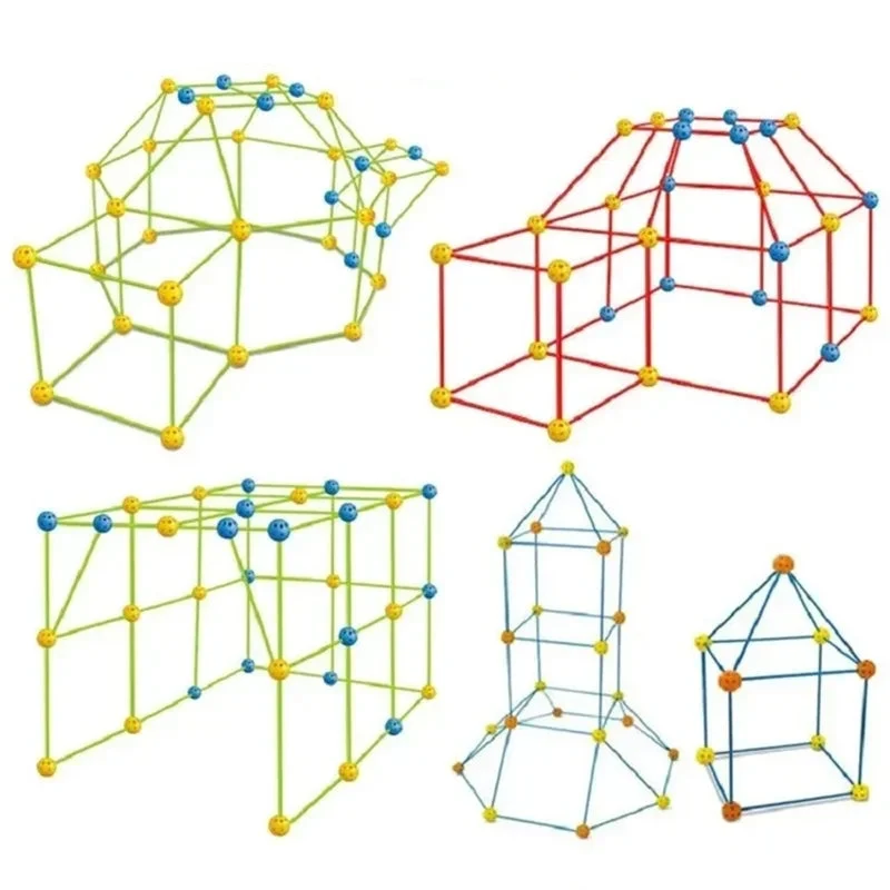 Kit de Construction Cabane Montessori – Jeu Éducatif et Créatif pour Enfant
