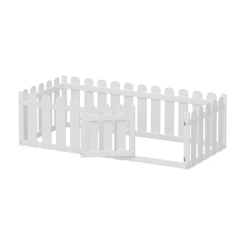 Lit Montessori au Sol Design Barrière – Sécurité & Autonomie dès le Plus Jeune Âge