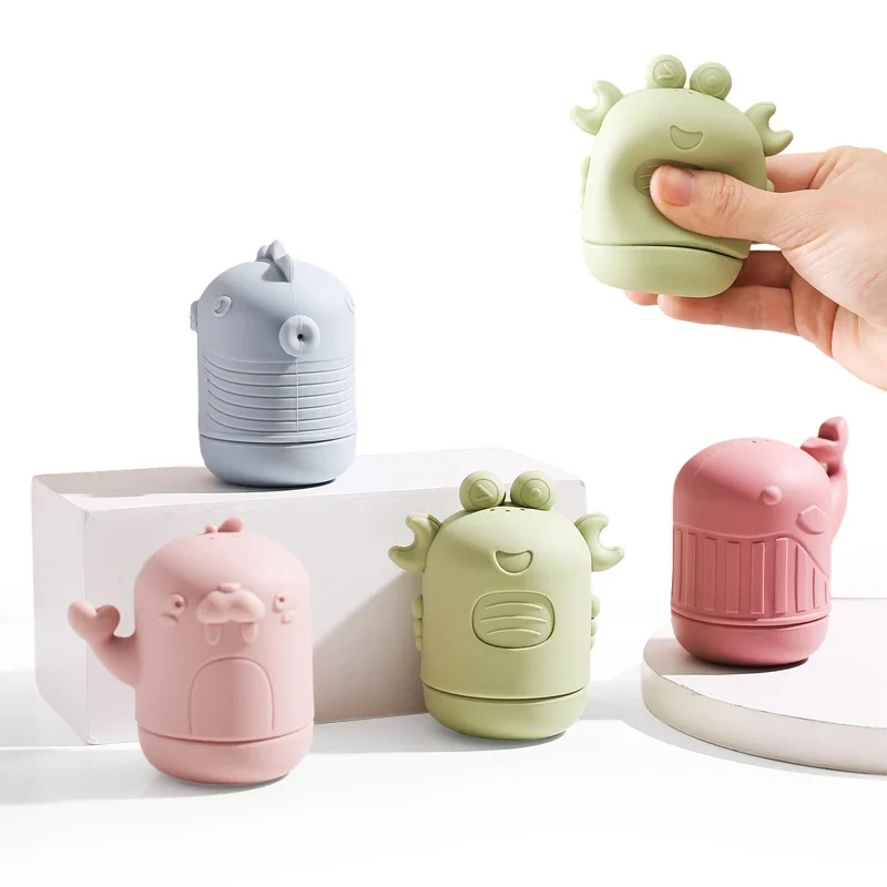 🛁 Jouet de Bain Bébé | Animaux Rigolos en Silicone | Éveil et Amusement