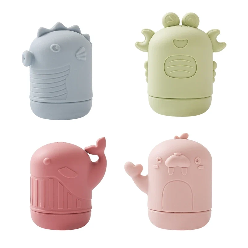 🛁 Jouet de Bain Bébé | Animaux Rigolos en Silicone | Éveil et Amusement