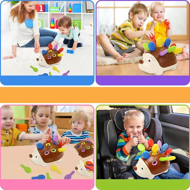 🦔 Jeu Hérisson Montessori | Développement de la Motricité Fine