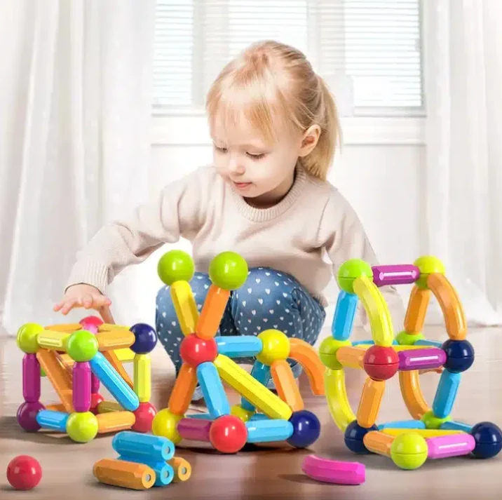 Jeu de Construction Magnétique STEM | Apprentissage et Créativité