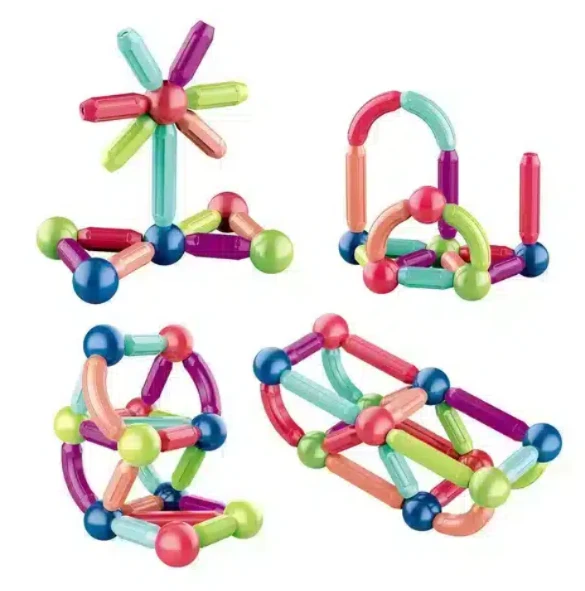 Jeu de Construction Magnétique STEM | Apprentissage et Créativité