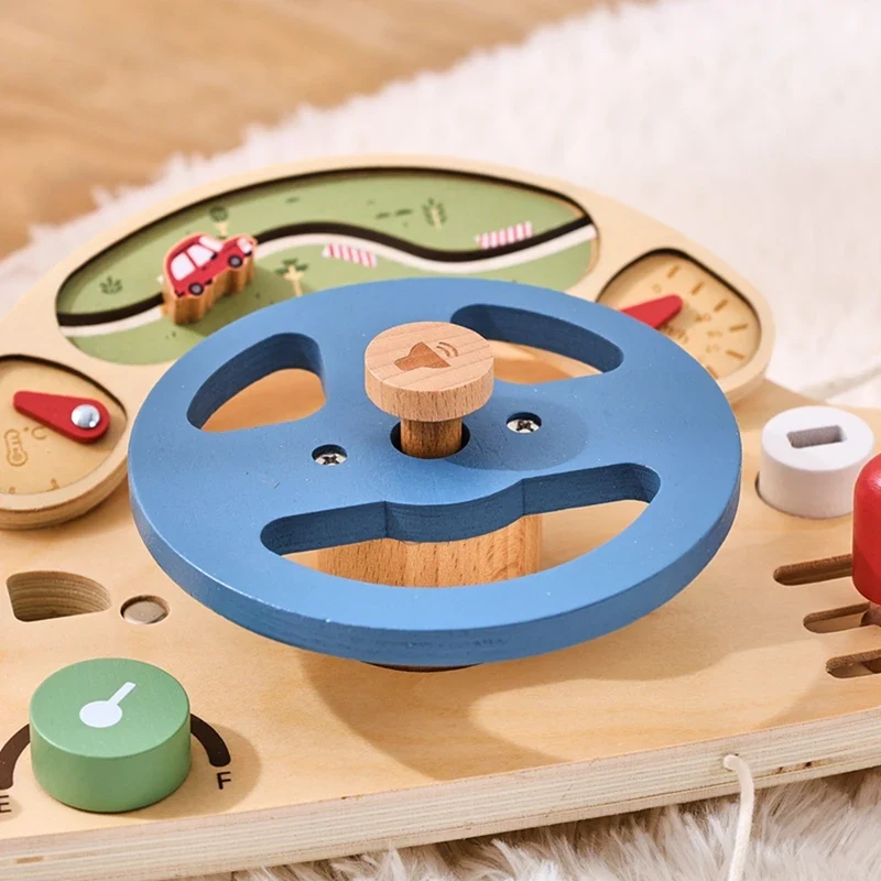 BusyBoard™ - Jouet Montessori 5-en-1 en Bois | Divers Designs et Activités