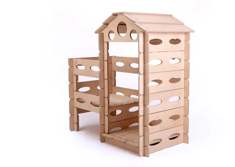 Spielhaus Set - spielen und bauen