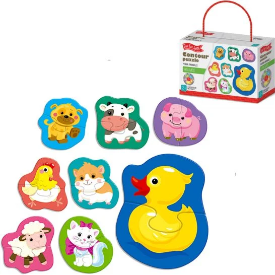 OUTLINE PUZZLE - TIERE/ANIMALS/PETS