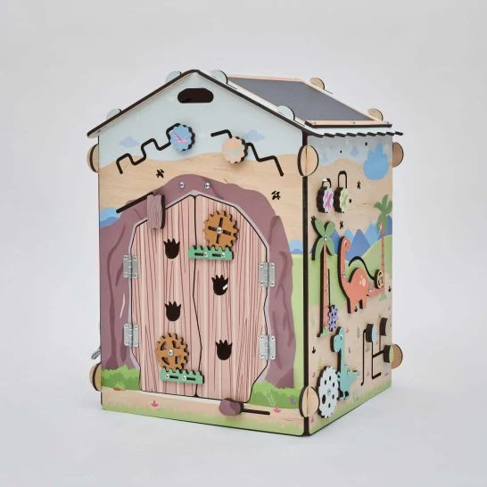 DINO mit Beleuchtung - Busy House/Board Montessori® by Busy Kids®