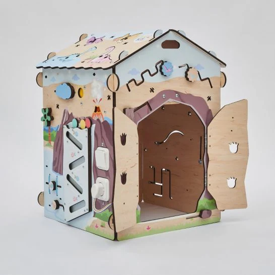 DINO mit Beleuchtung - Busy House/Board Montessori® by Busy Kids®
