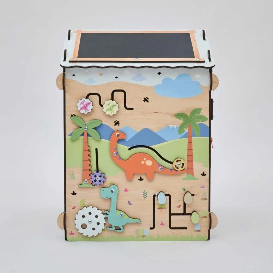 DINO mit Beleuchtung - Busy House/Board Montessori® by Busy Kids®