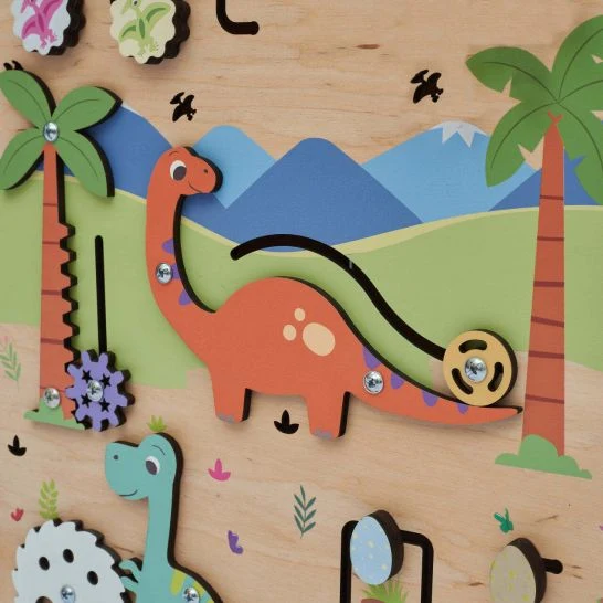 DINO mit Beleuchtung - Busy House/Board Montessori® by Busy Kids®