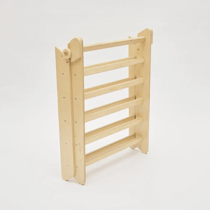Set - Dreieck mit Rutsche/Kletterleiter - Natur