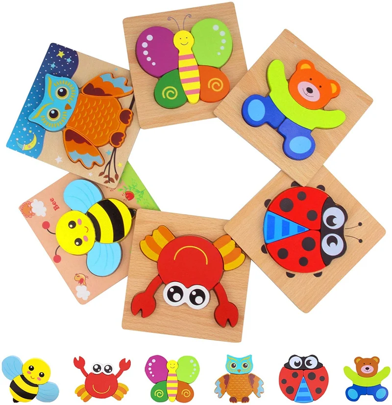 Best seller: Montessori Puzzles 6 Pack!