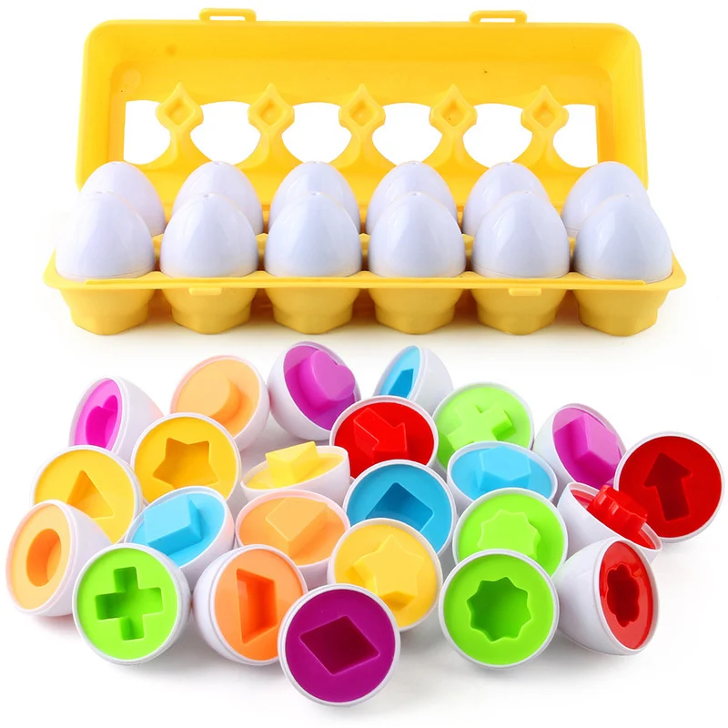 Oeufs de Pâques assortis Montessori