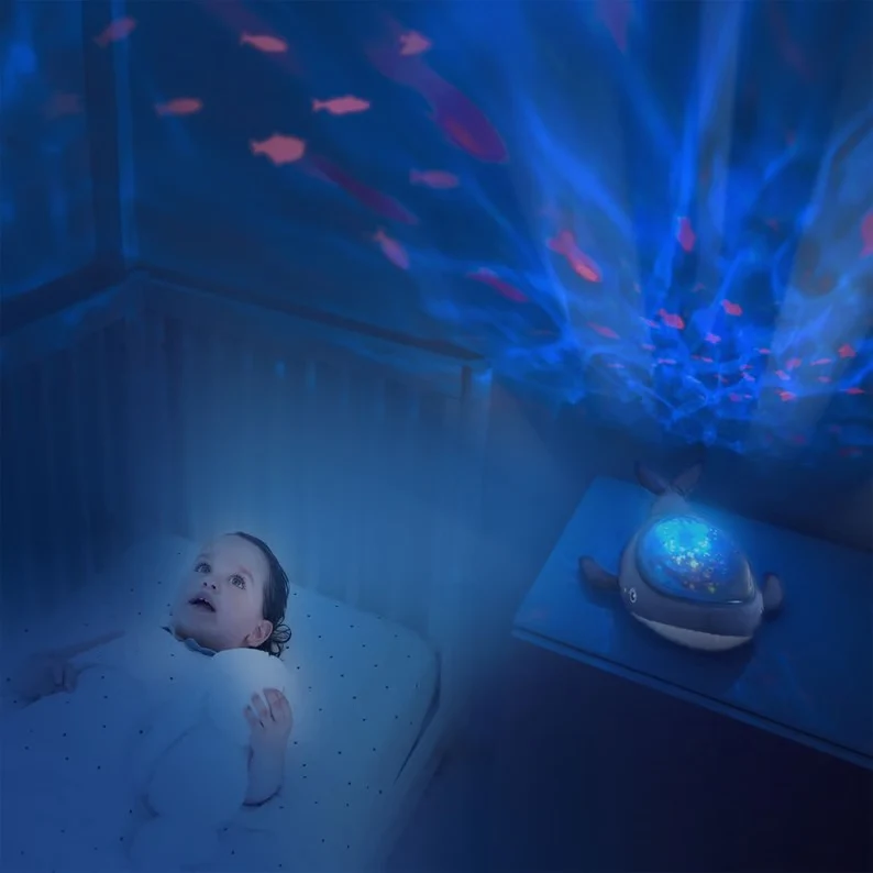 Veilleuse projecteur baleine aqua dream - 1 an+ 3 ans +