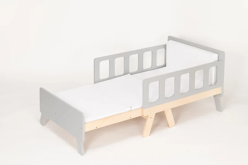 Mitwachsendes Montessori Kinderbett – 2-in-1 Bett & Sofa inkl. Matratze