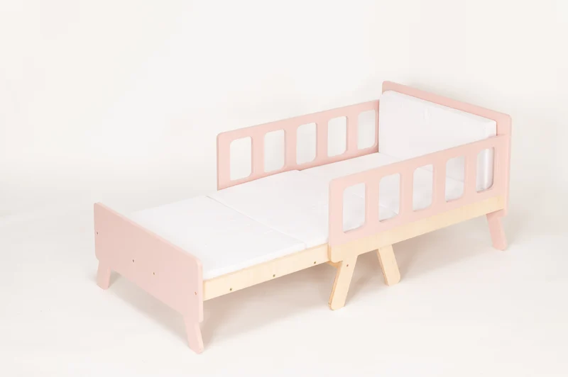 Mitwachsendes Montessori Kinderbett – 2-in-1 Bett & Sofa inkl. Matratze