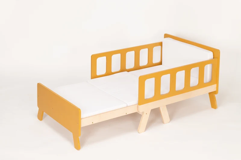 Mitwachsendes Montessori Kinderbett – 2-in-1 Bett & Sofa inkl. Matratze