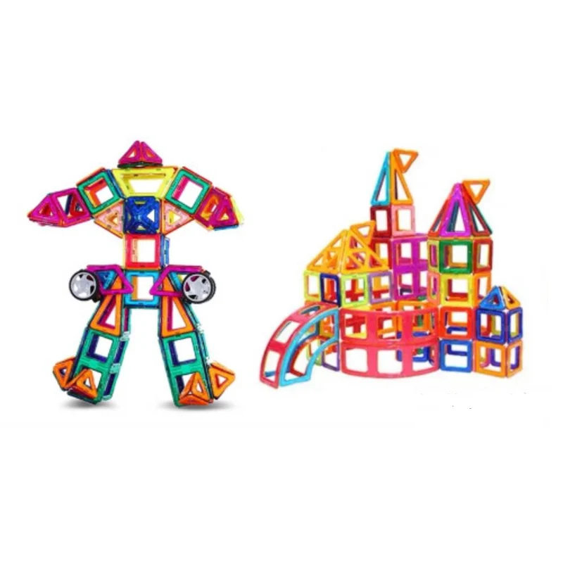 Montessori Magnetische Bausteine – 72 Teile Magnetspielzeug ab 3 Jahre