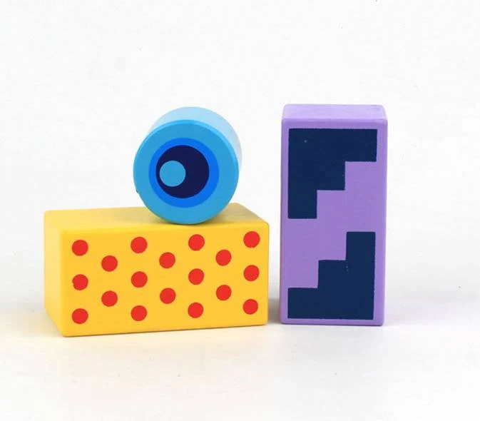 Montessori Klangbausteine aus Holz – 12 Sensorik-Bausteine ab 1 Jahr