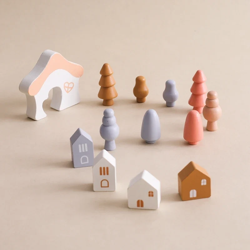 Montessori Holz Balance Spielzeug – Sinnes & Lernspielzeug für Kinder ab 1 Jahren