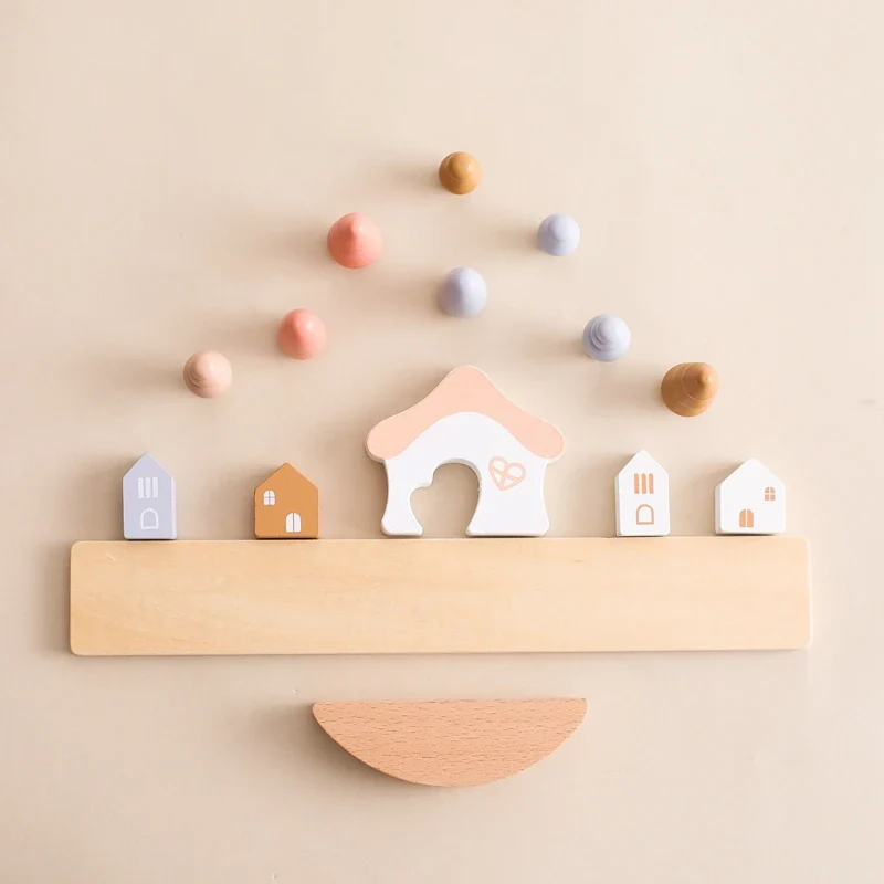 Montessori Holz Balance Spielzeug – Sinnes & Lernspielzeug für Kinder ab 1 Jahren