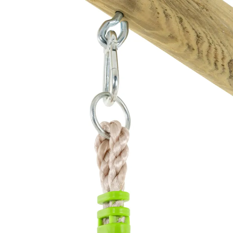Corde à nœuds pour portique H190-250 cm marron