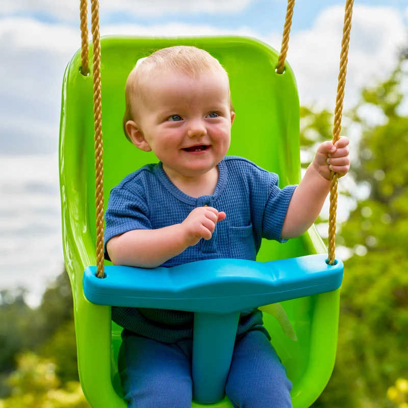 Balançoire siege bébé pour portique H190-250cm vert
