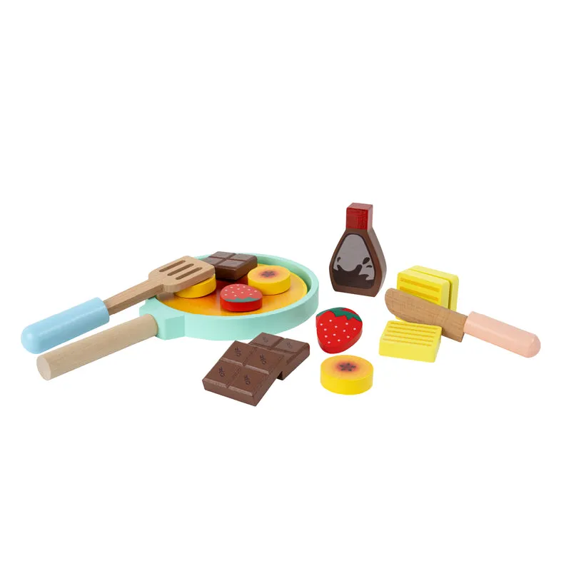 Set de crêpes en bois FSC pour enfant dès 3 ans